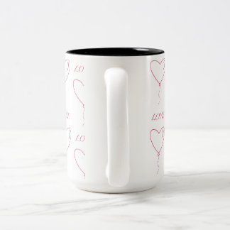 Tee aus Liebe Zweifarbige Tasse