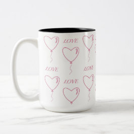 Tee aus Liebe Zweifarbige Tasse