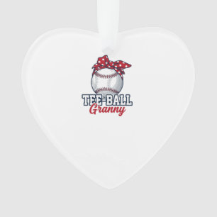 Tee Ball Oma Baseball Bow Vintage-Shirt_1 Ornament