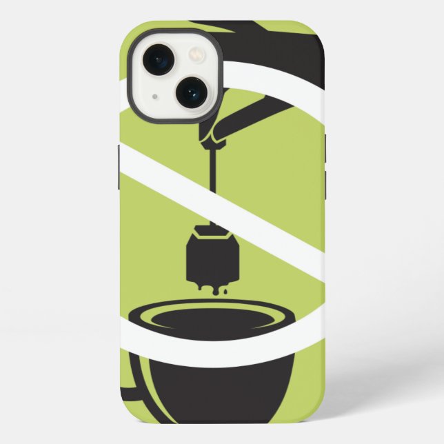 Tee Beutel iPhone Hülle (Rückseite)