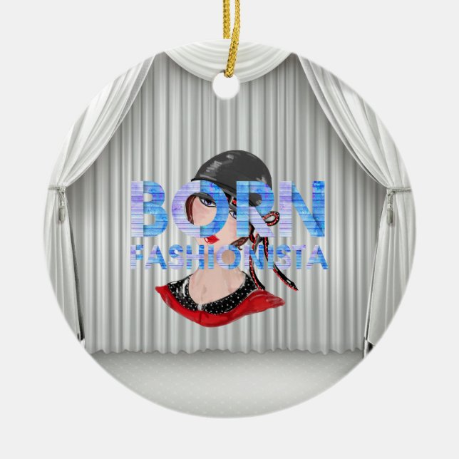 TEE Born Fashionista Ornament (Vorne)