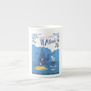 Tee Break Design Knochen China Spezielle Tasse