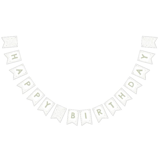 Tee Confetti Wasserfarbe Dots Jagdfahne Wimpelkette (Alle)