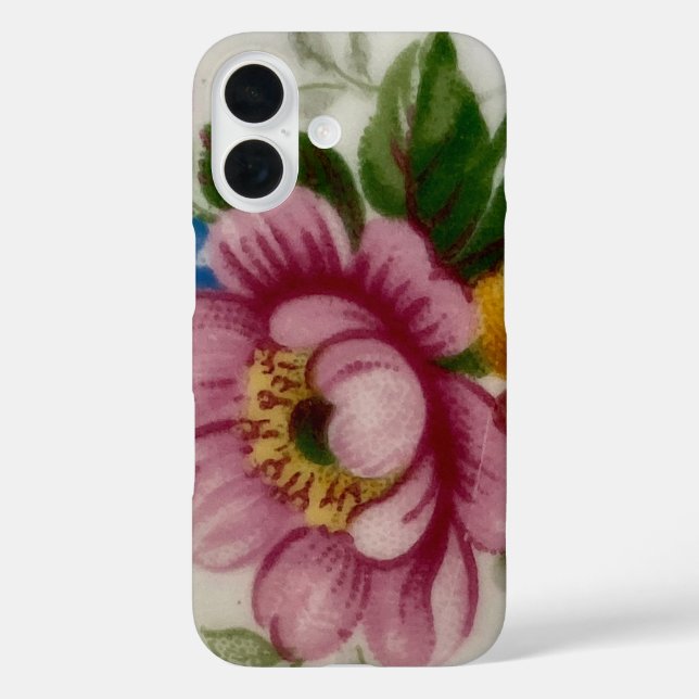 Tee Cup Floral Bouquet Handy Case (Rückseite)