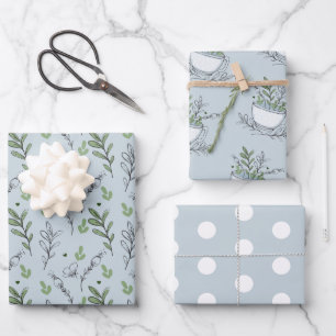 Tee-Cup Tee Party Kinderdusche Geschenkpapier Set