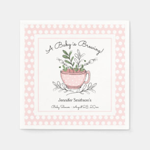 Tee-Cup Tee Party Kinderdusche Serviette