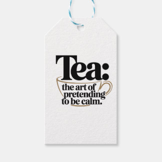 Tee: Die Kunst, so zu tun, als sei sie ruhig Geschenkanhänger