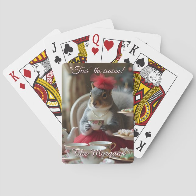 "Tee" die Saison  Spielkarten (Rückseite)