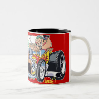 "Tee-" Eimer-Tasse Zweifarbige Tasse