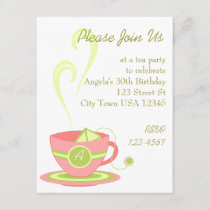Tee Einladung