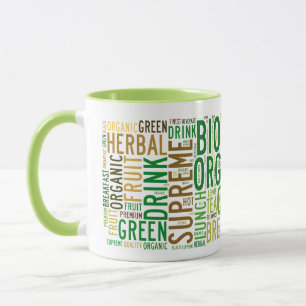 Tee-Frühstückstext Tasse