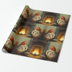 Tee für Henrietta. Zieh es auf! Geschenkpapier
