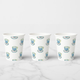 Tee für zwei Baby-Dusche Pappbecher