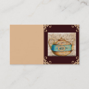 Tee für zwei Visitenkarten Visitenkarte