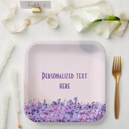 Tee für zwei Zwillinge Blumenspülung Pappteller