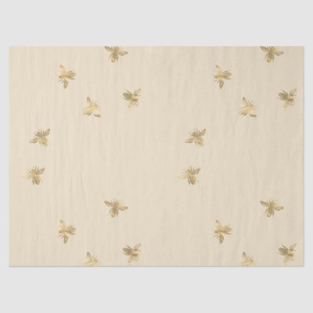 Tee Garden Bee Serie Design 8 Gewebepapier Seidenpapier (Vorderseite)