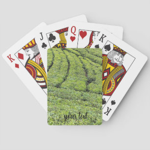 Tee-Gärten von Munnar auf Pokerkarten