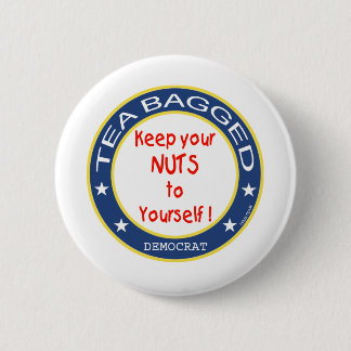 Tee geeinsackter Demokrat Button