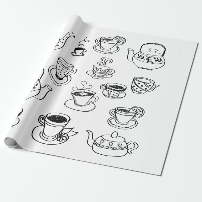 Tee Geschenkpapier (Ungerollt)