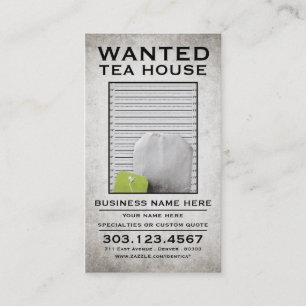 Tee gewollt Plakatkarte Briefmarke Treuekarte