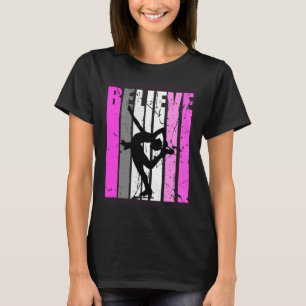 Tee glaubt Ice Skaten Team Rosa Ice Skate Eis