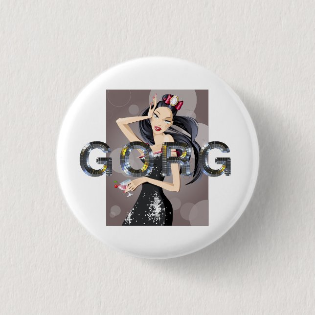 TEE Gorg Magnet Button (Vorderseite)