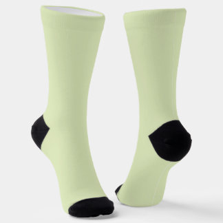 Tee Green Solid Blank Color Socken