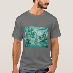 Tee Grün Seelandschaft Traum Surreal Fantasie