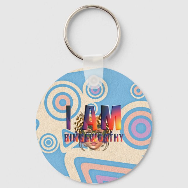 TEE I Am Bingeworthy Schlüsselanhänger (Vorderseite)