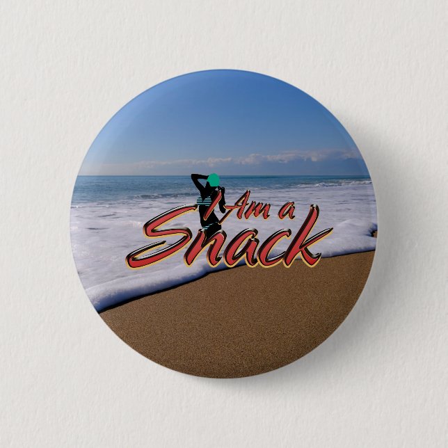 TEE Ich bin ein Snack Buttons (Vorderseite)