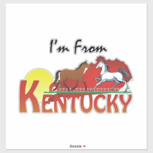 TEE Ich komme aus Kentucky Aufkleber
