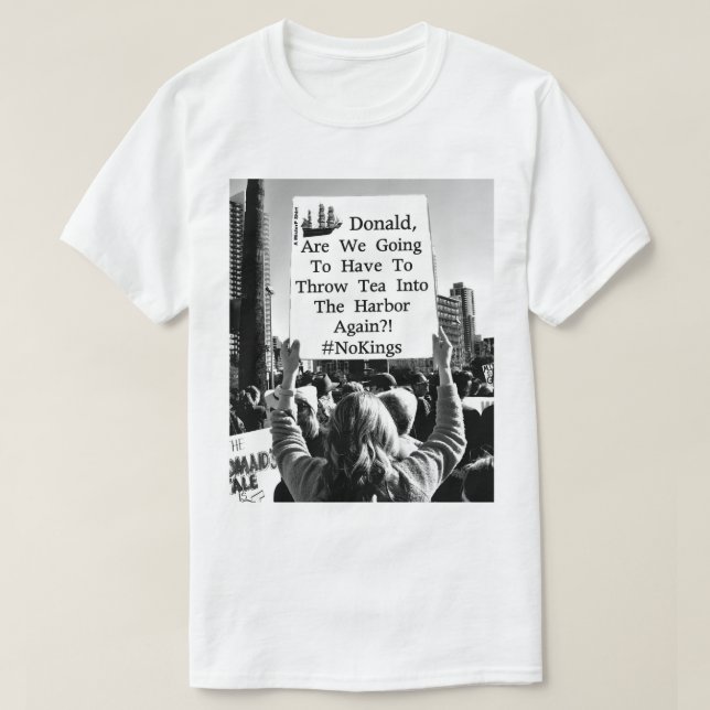 Tee im Hafen (zweiseitig) - ein MisterP-Shirt (Design vorne)