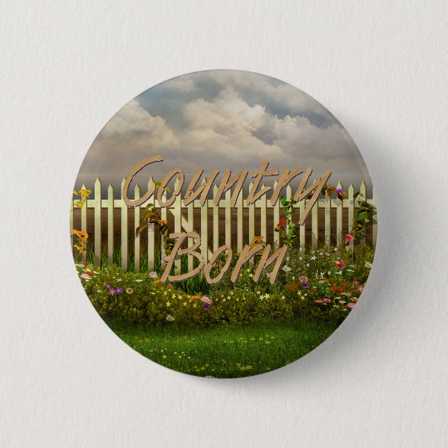 TEE Im Land geboren Button (Vorderseite)