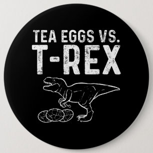 Tee Infuser gegen T Rex Dinosaur Dino Eggs Button
