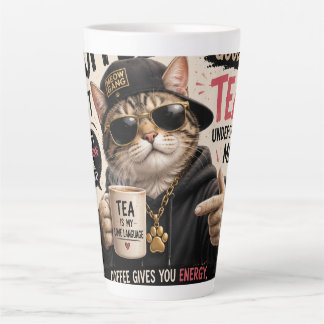 Tee Ist Mein Leben Katze Mama Latte Tasse