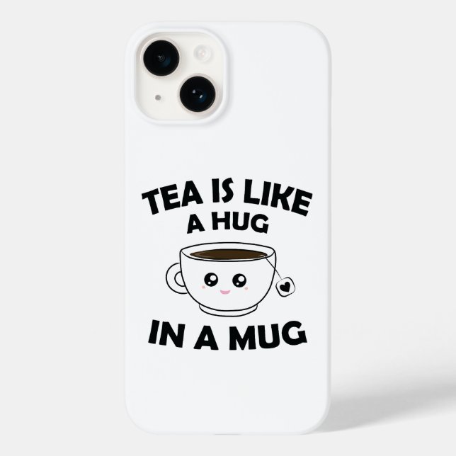Tee ist wie ein Schluck in einer Tasse - Funny Tee Case-Mate iPhone Hülle (Rückseite)