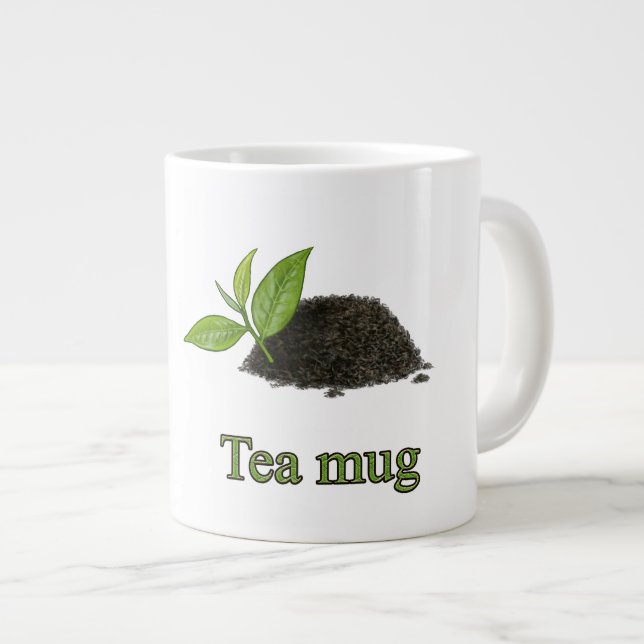 TEE Jumbo-Tasse (Vorderseite Rechts)