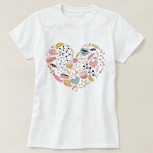 Tee/Kaffee und Süßigkeiten Liebe T-Shirt