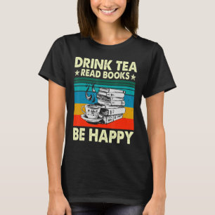 Tee lesen Bücher trinken, glücklich Geeky Bookworm