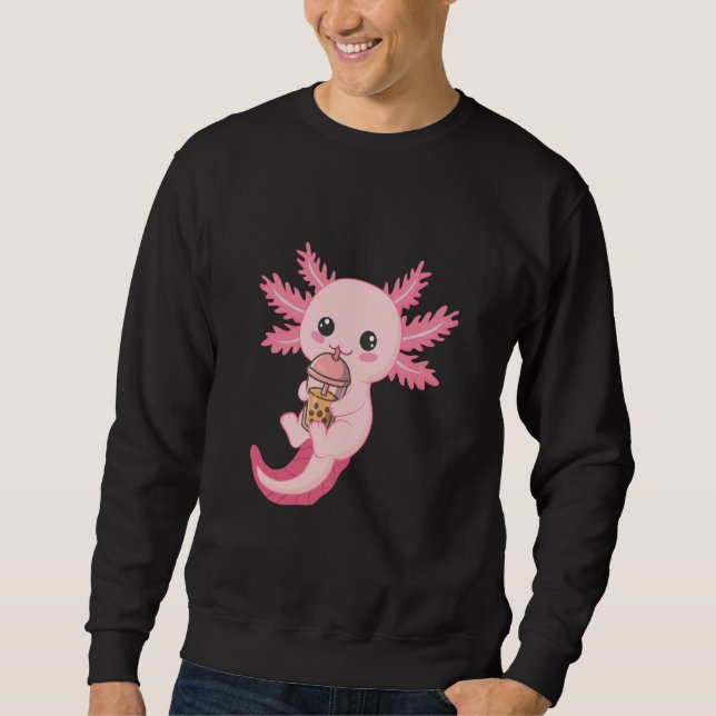 Tee-Liebhaber des Milchtee "Buba-Tee" Sweatshirt (Vorderseite)