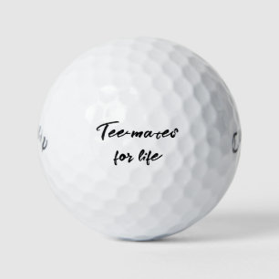 'Tee-mates for Life' Jahrestage, Hochzeiten, Valen Golfball