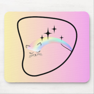 Tee-Maus-Kätzchen Mousepad