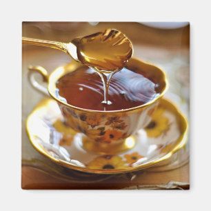 Tee mit Honig-Magneten Magnet
