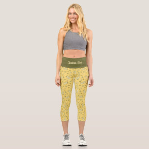 Tee-Muster Capri-Leggings Capri Leggings