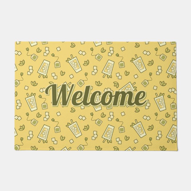 Tee-Muster Doormat Fußmatte (Vorderseite)