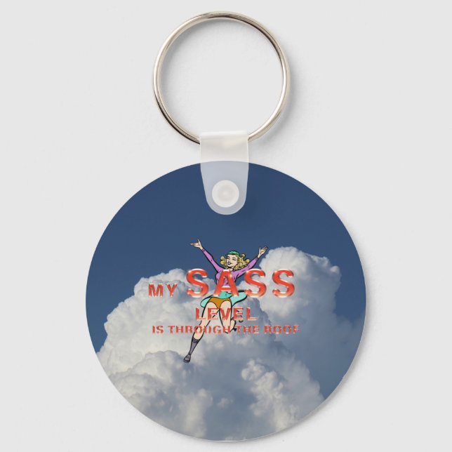 TEE My Sass Level Schlüsselanhänger (Vorderseite)