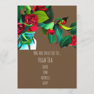Tee-Nachmittagstee-Party Einladung