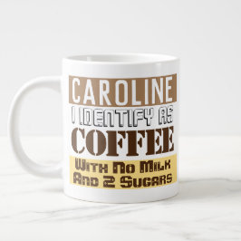 Tee- oder Kaffeeanleitung mit Namen Jumbo-Tasse