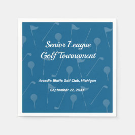 Tee Off im Stil - Golfparty-Tischwäsche Serviette