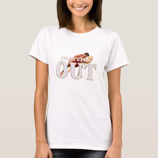 TEE Online-Dating-Aus T-Shirts (Vorderseite)